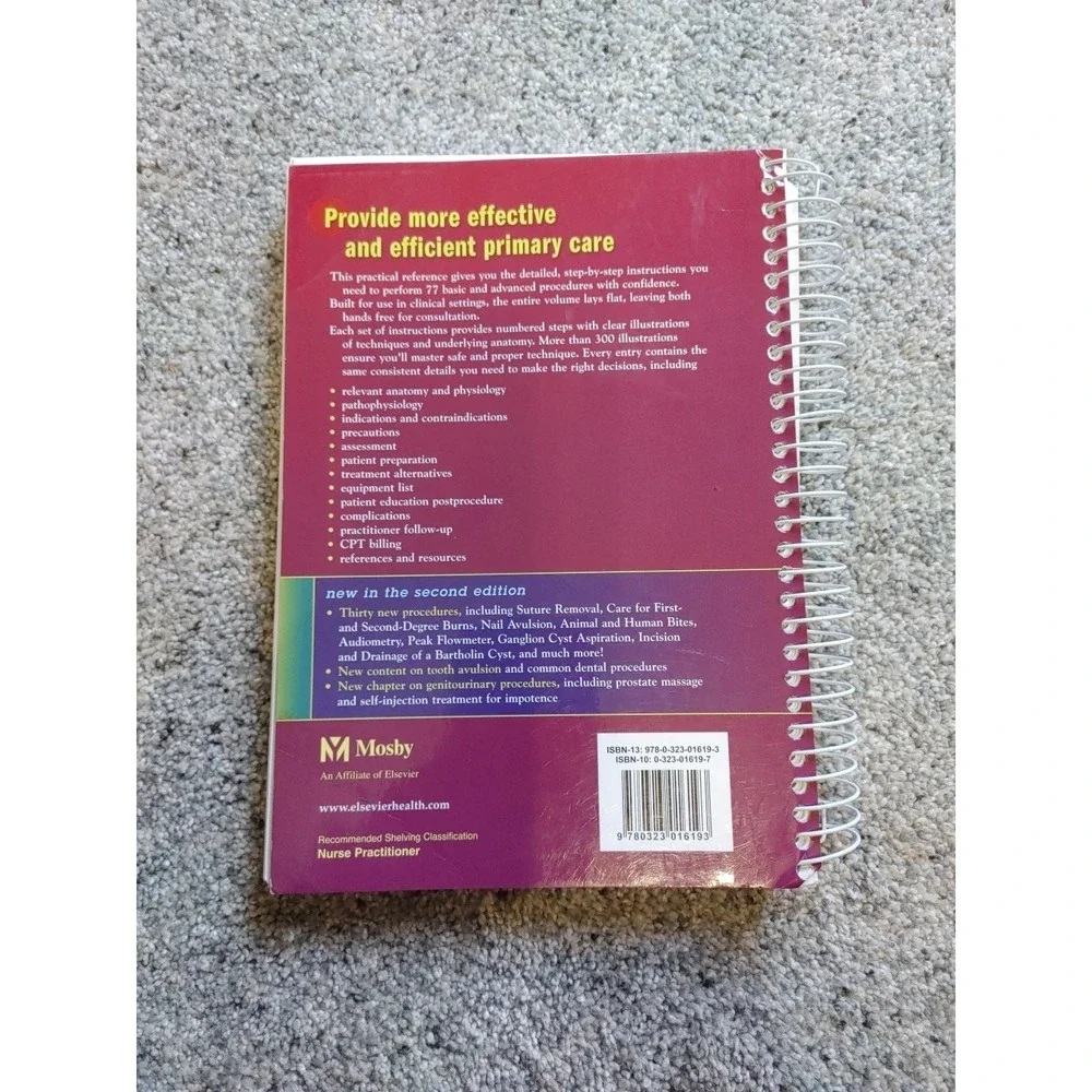 Procedures for Primary Care Practitioners 2nd Ed Edmunds Mayhew Mosby 0323016197